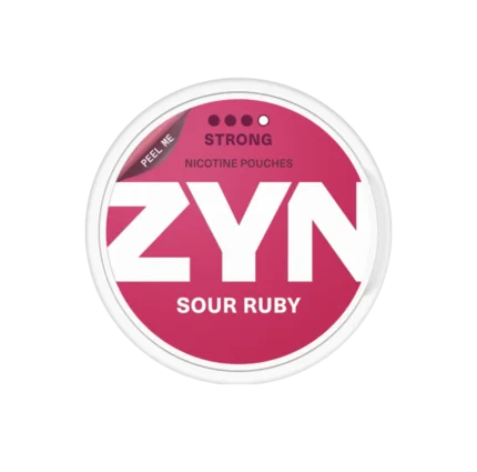 ZYN Sour Ruby Nicotine Pouches - ZYN Sour Ruby nicotine pouches in Canada product image
