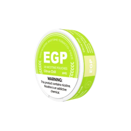 EGP Citrus Chill Nicotine Pouches - EGP Citrus Chill nicotine pouches in Canada gallery image 2