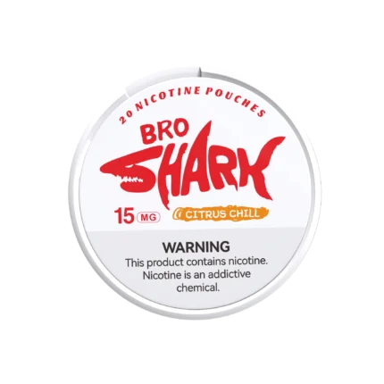 BROSHARK Citrus Chill Nicotine Pouches - BROSHARK Citrus Chill nicotine pouches in Canada gallery image 2