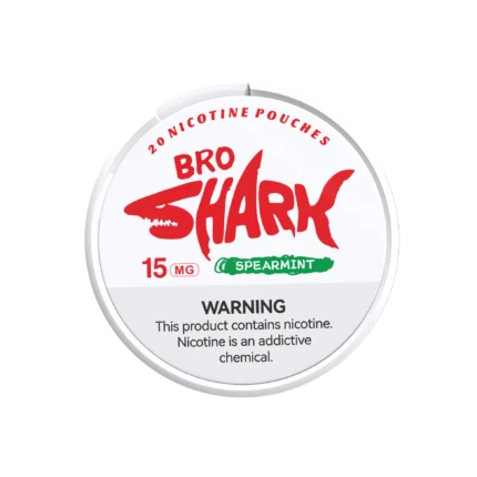 BROSHARK Spearmint Nicotine Pouches - BROSHARK Spearmint nicotine pouches in Canada gallery image 2