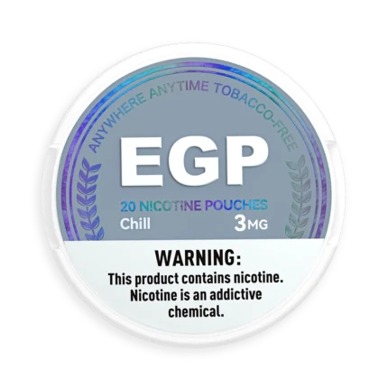 EGP Chill Nicotine Pouches - EGP Chill nicotine pouches in Canada product image