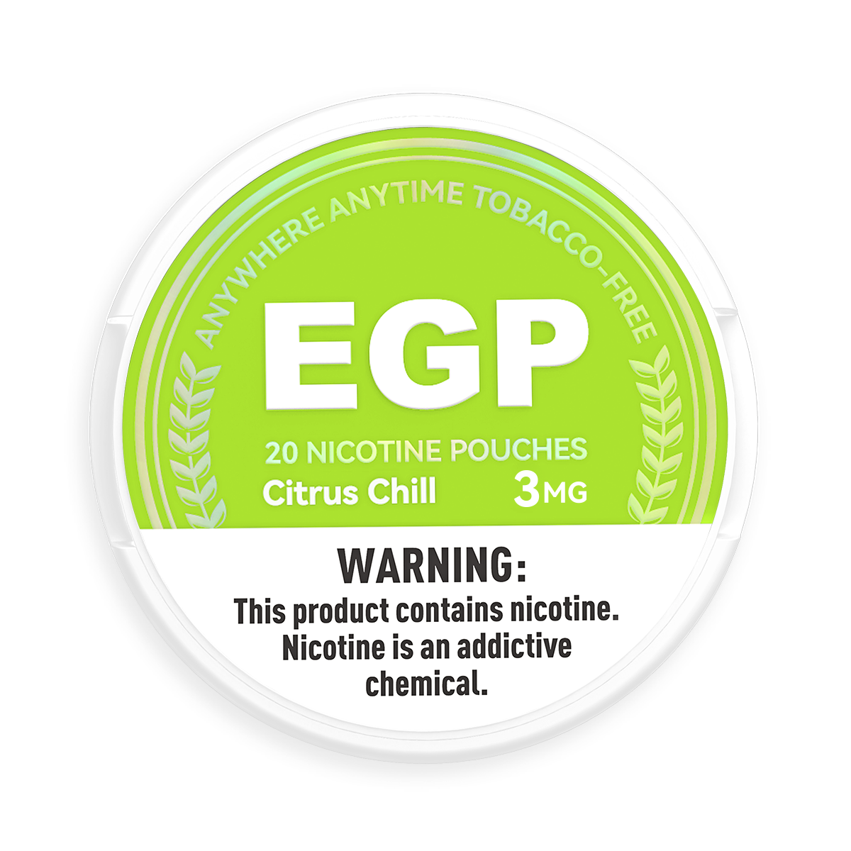 EGP Citrus Chill product tin