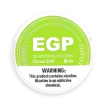EGP Citrus Chill Nicotine Pouches - EGP Citrus Chill nicotine pouches in Canada product image