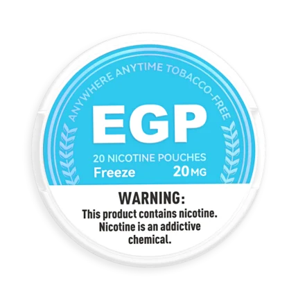 EGP Freeze Nicotine Pouches - EGP Freeze nicotine pouches in Canada product image