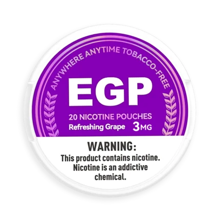 EGP Grape Nicotine Pouches - EGP Grape nicotine pouches in Canada product image