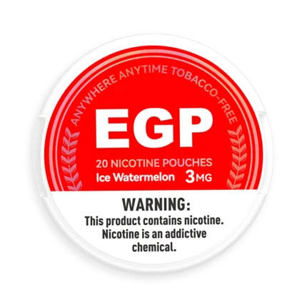 EGP Ice Watermelon Nicotine Pouches - EGP Ice Watermelon nicotine pouches in Canada product image