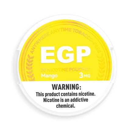 EGP Mango Nicotine Pouches - EGP Mango nicotine pouches in Canada product image