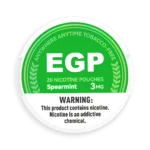 EGP Spearmint Nicotine Pouches - EGP Spearmint nicotine pouches in Canada product image