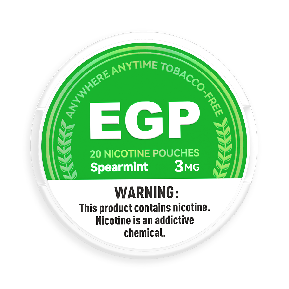 EGP-Spearmint-Nicotine-Pouches-3mg.webp EGP Spearmint - Image 1