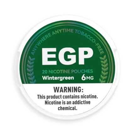 EGP Wintergreen Nicotine Pouches - EGP Wintergreen nicotine pouches in Canada gallery image 2