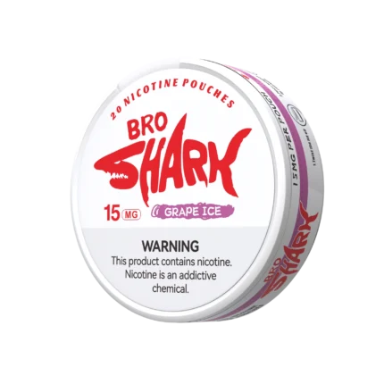 BROSHARK Grape Ice Nicotine Pouches - BROSHARK Grape Ice nicotine pouches in Canada product image