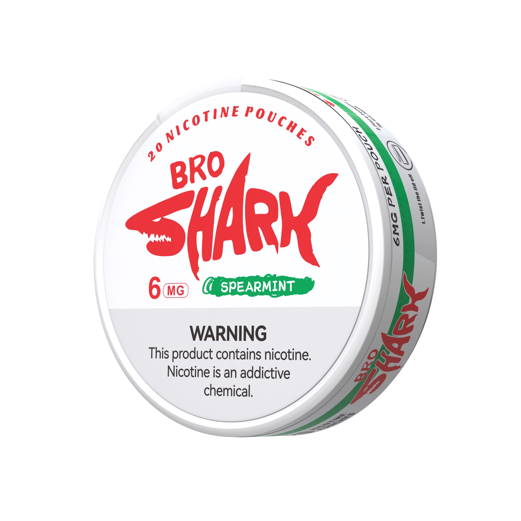 SAPEMINGT-6MG-Nicotine-Pouches.webp IRONSHARK SPEARMINT - Image 1