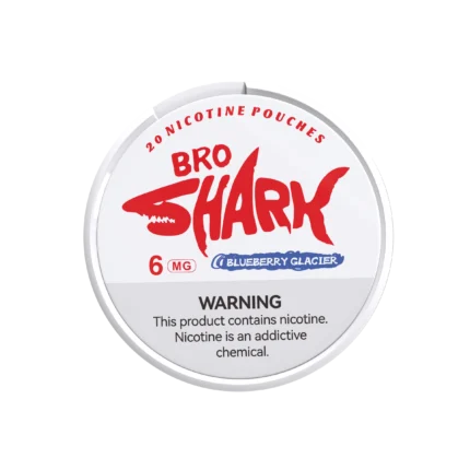 BROSHARK Blueberry Glacier Nicotine Pouches - BROSHARK Blueberry Glacier nicotine pouches in Canada gallery image 2